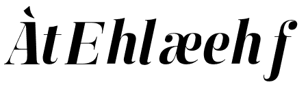 Manison Bold Semi Condensed Italic