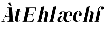 Manison Bold Semi Condensed Oblique