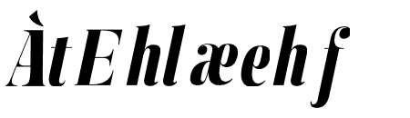Manison Extra Bold Condensed Italic
