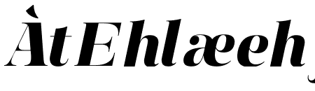 Manison Extra Bold Italic
