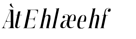 Manison Medium Condensed Oblique