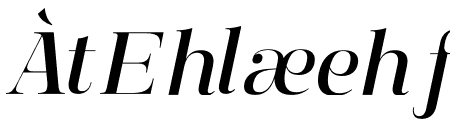Manison Medium Italic