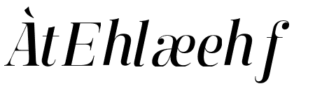 Manison Medium Semi Condensed Italic