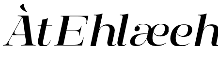 Manison Medium Semi Expanded Italic
