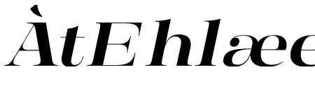 Manison Semi Bold Expanded Oblique