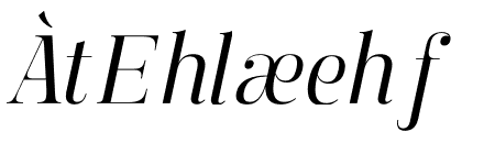 Manison Semi Condensed Italic