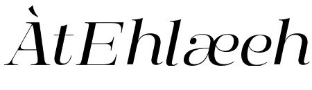 Manison Semi Expanded Italic