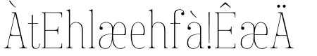 Manison Thin Condensed