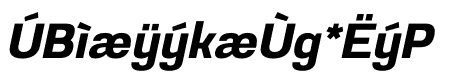 Prachason Bold Italic