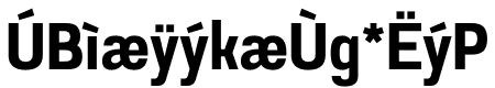Prachason Bold Semi Condensed