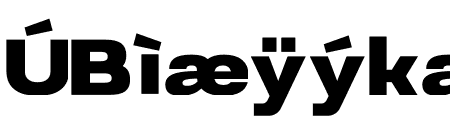 Prachason Extra Bold Expanded