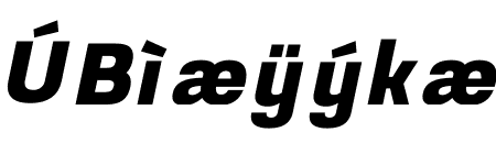 Prachason Extra Bold Italic