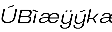Prachason Light Expanded Italic