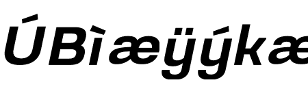 Prachason Semi Bold Semi Expanded Italic