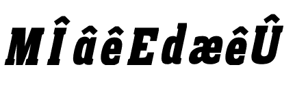 Prachamati Black Condensed Italic