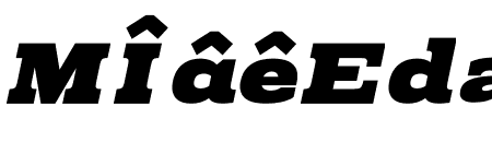 Prachamati Black Expanded Italic