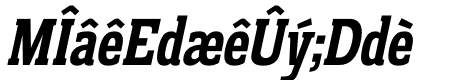 Prachamati Bold Condensed Oblique