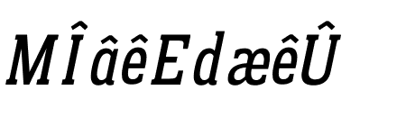 Prachamati Medium Condensed Italic