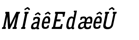 Prachamati Medium Condensed Oblique