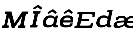Prachamati Medium Expanded Italic