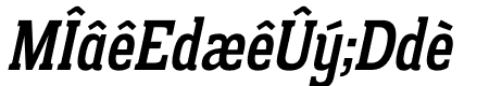 Prachamati Semi Bold Condensed Italic