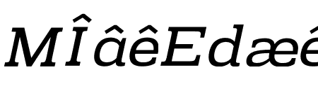 Prachamati Semi Expanded Italic