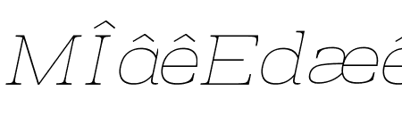 Prachamati Thin Expanded Italic