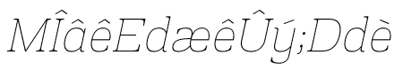 Prachamati Thin Italic