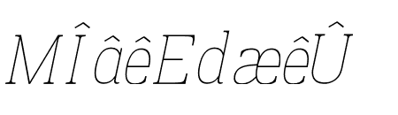 Prachamati Thin Semi Condensed Italic