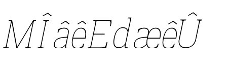 Prachamati Thin Semi Condensed Oblique