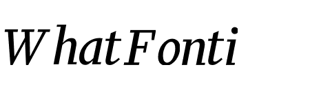 Financier Text Regular Italic