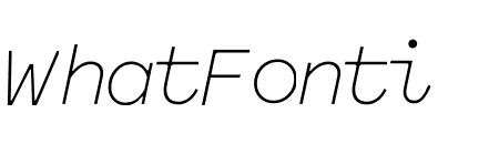 Pitch Sans Light Italic