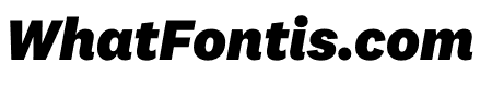 National 2 Bold Extrabold Italic