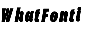 National 2 Compressed Black Italic