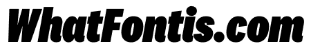 National 2 Condensed Black Italic