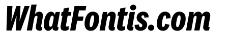 National 2 Condensed Bold Italic