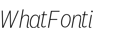 National 2 Narrow Extralight Italic