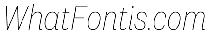National 2 Narrow Thin Italic