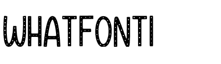 Spotlights Thin Dotty Font Regular