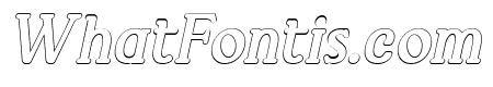 El Katana Alt Bold Outline Italic