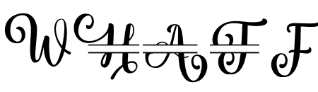Albanian Olive Monogram 1