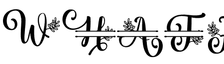 Albanian Olive Monogram 2