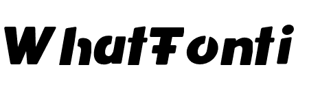 Spotlight Regular Stencil Italic