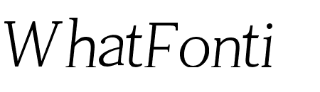 Tugano Light Italic