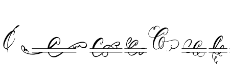 Calligra Monogram Font