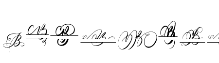 Brilliant Monogram Font