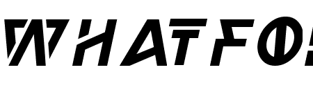 THUNDERBLACK Italic