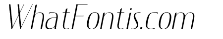 DELUXES THIN ITALIC