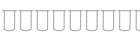 Bunting Font - Curved Outline Regular