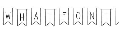 Bunting Font - Flag Regular